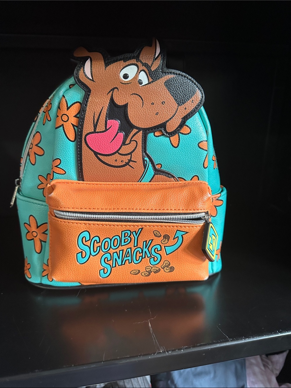 Scooby Snacks Kids Backpack - Teal & Orange Character Mini Backpack